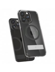 Spigen Ultra Hybrid S MagSafe, graphite - iPhone 15 Pro Max