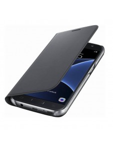 Samsung Galaxy S7 Flip Wallet Cover / Case - EF-WG930PBEGWW - Svart