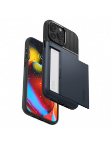 Spigen Slim Armor CS case for iPhone 15 Pro Max - blue