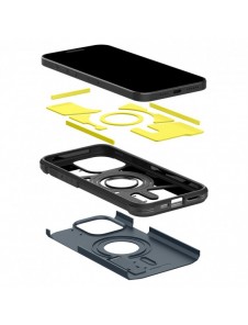 Spigen Tough Armor MagSafe, metal slate - iPhone 15 Pro Max