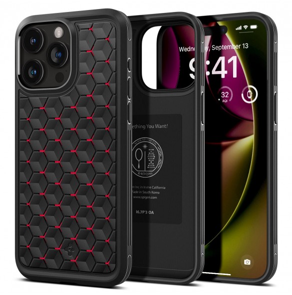 Spigen Cryo Armor, cryo red - iPhone 15 Pro Max