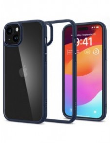 Spigen Ultra Hybrid, navy blue - iPhone 15 Plus