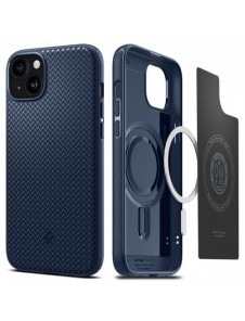 Spigen Mag Armor MagSafe, navy blue - iPhone 15 Plus