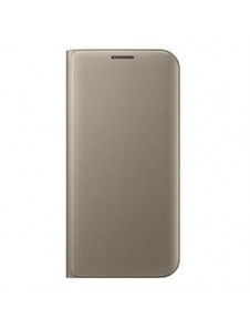 Samsung EF-WG935PFE Book Case till Galaxy S7 Edge, Flip Wallet, Guld