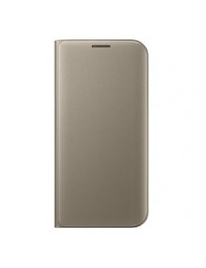 Samsung EF-WG935PFE Book Case till Galaxy S7 Edge, Flip Wallet, Guld