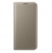 Samsung EF-WG935PFE Book Case till Galaxy S7 Edge, Flip Wallet, Guld