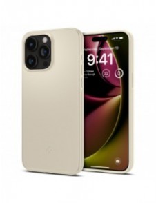 Spigen Thin Fit, mute beige - iPhone 15 Pro