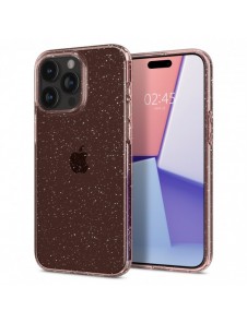 Spigen Liquid Crystal Glitter, rose quartz - iPhone 15 Pro