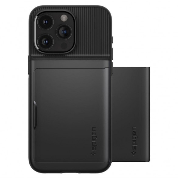 Spigen SLIM ARMOR CS IPHONE 15 PRO BLACK