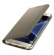 Samsung EF-WG935PFE Book Case till Galaxy S7 Edge, Flip Wallet, Guld