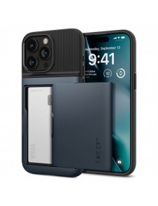 Spigen Slim Armor CS case for iPhone 15 Pro - blue