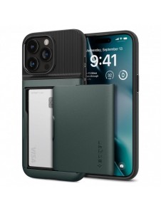 Spigen Slim Armor CS, abyss green - iPhone 15 Pro