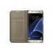 Samsung EF-WG935PFE Book Case till Galaxy S7 Edge, Flip Wallet, Guld