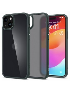 Spigen Ultra Hybrid case for iPhone 15 - dark green