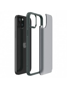 Spigen Ultra Hybrid case for iPhone 15 - dark green