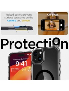 Spigen ULTRA HYBRID MAG MAGSAFE IPHONE 15 BLACK