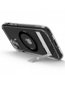 Spigen Ultra Hybrid S MagSafe case with stand for iPhone 15 - black