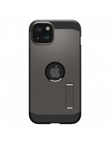 Spigen Tough Armor MagSafe case with stand for iPhone 15 - brown