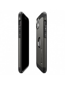 Spigen Tough Armor MagSafe case with stand for iPhone 15 - brown