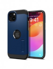Spigen Tough Armor MagSafe, navy blue - iPhone 15