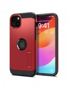 Spigen Tough Armor MagSafe, red - iPhone 15