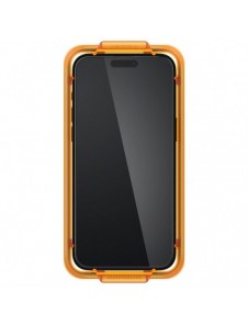TEMPERED GLASS Spigen ALM GLASS FC 2-PACK IPHONE 15 PRO MAX BLACK