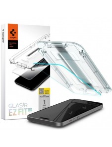 TEMPERED GLASS Spigen GLAS.TR "EZ FIT" IPHONE 15 PLUS CLEAR
