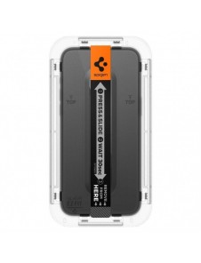 TEMPERED GLASS Spigen GLAS.TR "EZ FIT" FC IPHONE 15 PLUS BLACK