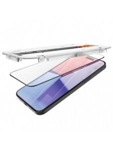 TEMPERED GLASS Spigen GLAS.TR "EZ FIT" FC IPHONE 15 PRO BLACK