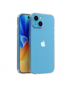 iPhone 15 case from the Ultra Clear series in transparent color