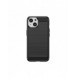 Carbon pattern flexible case for iPhone 15 Carbon Case - black