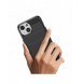 Carbon pattern flexible case for iPhone 15 Carbon Case - black