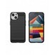 Flexible carbon pattern case for iPhone 15 Carbon Case - blue