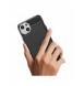 Flexible carbon pattern case for iPhone 15 Plus Carbon Case - black