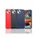 Flexible carbon pattern case for iPhone 15 Plus Carbon Case - blue
