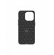 Carbon pattern flexible case for iPhone 15 Pro Carbon Case - black