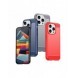 Carbon pattern flexible case for iPhone 15 Pro Carbon Case - black