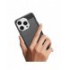 Carbon pattern flexible case for iPhone 15 Pro Carbon Case - black