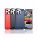 Flexible carbon pattern case for iPhone 15 Pro Max Carbon Case - black