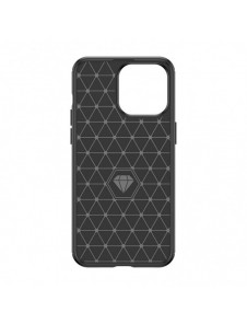 Flexible carbon pattern case for iPhone 15 Pro Max Carbon Case - blue