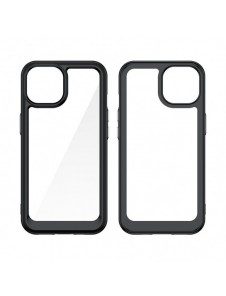 iPhone 15 Outer Space Reinforced Case with Flexible Frame - Black