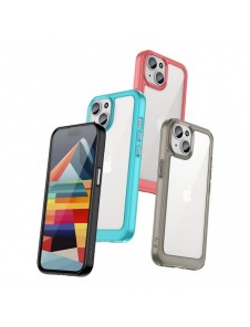 iPhone 15 Outer Space Reinforced Case with Flexible Frame - Black
