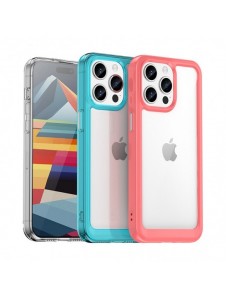 iPhone 15 Pro Max Outer Space Reinforced Case with Flexible Frame - Black