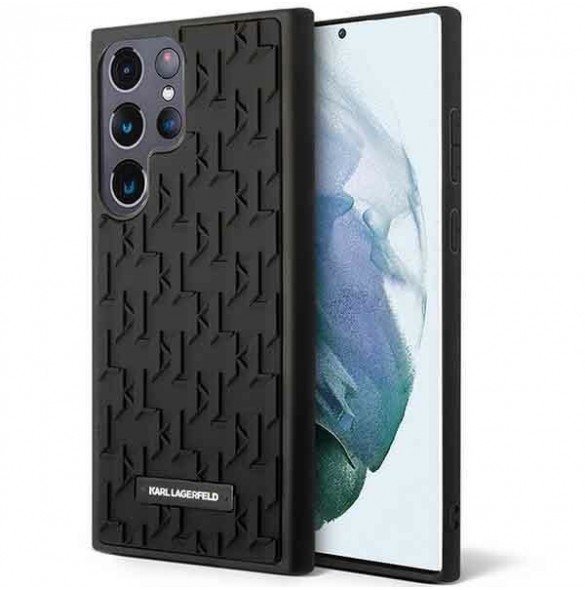 Karl Lagerfeld KLHCS23LRUPKLPK S23 Ultra S918 hårdfodral svart/svart 3D Monogram
