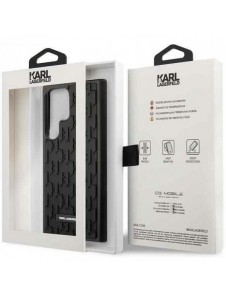 Karl Lagerfeld KLHCS23LRUPKLPK S23 Ultra S918 hårdfodral svart/svart 3D Monogram