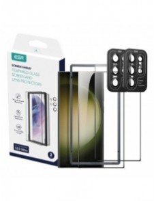 ESR PROTECTOR SET 2-PACK GALAXY S23 ULTRA CLEAR i härdat glas