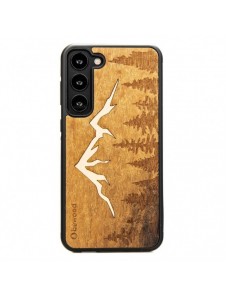 Träfodral till Samsung Galaxy S23 Plus Bewood Mountains Imbuia