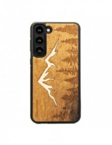 Träfodral till Samsung Galaxy S23 Plus Bewood Mountains Imbuia