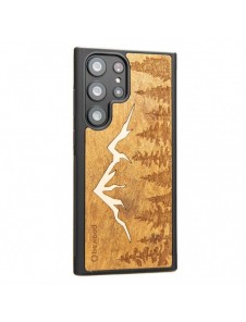 Träfodral till Samsung Galaxy S23 Ultra Bewood Mountains Imbuia
