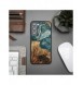 Trä och hartsfodral till Samsung Galaxy S23 Plus Bewood Unique Planet Earth - blågrön